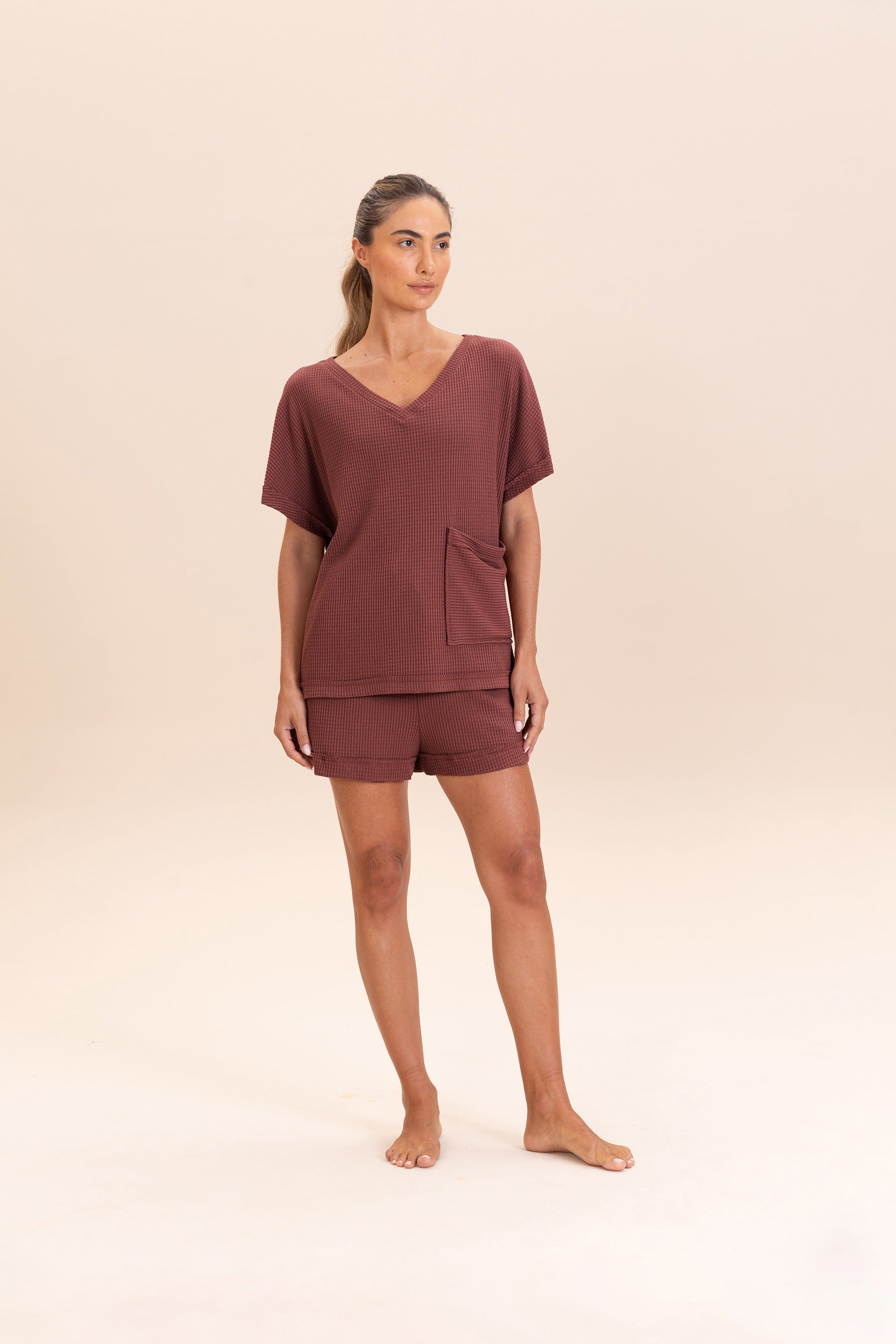 Cozy V-Neck Oversized Sweater for Women - Soft & Warm Knit Pullover - Perfect for Fall, Winter & Casual Outfits
