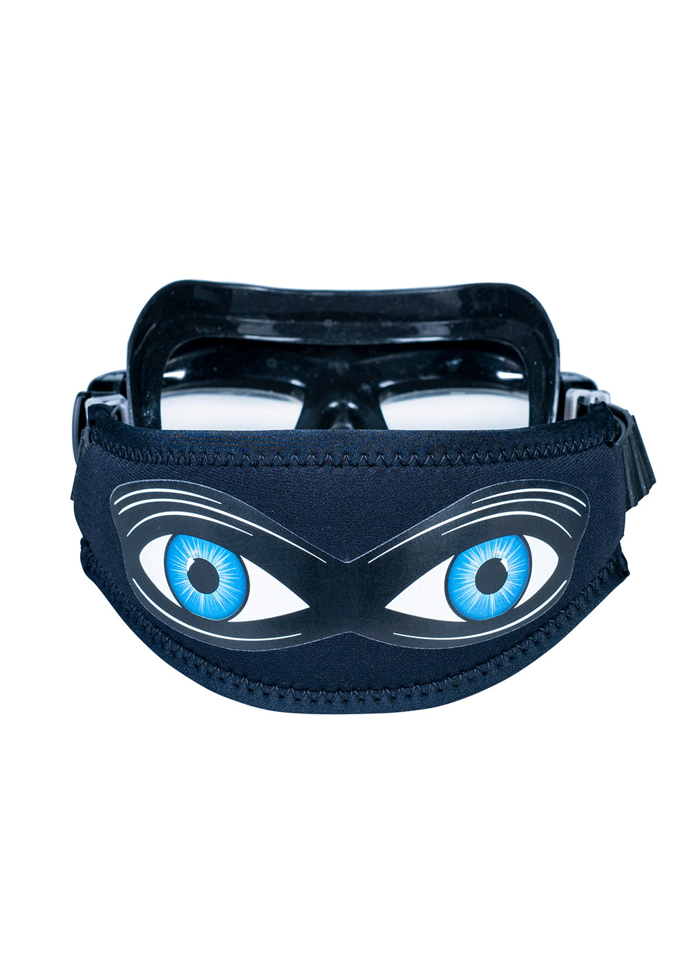 Shark Eyes Mask Tamer - Adjustable Mask Strap Comfortable for Adults & Kids - Perfect for Sports, Travel and Daily Use