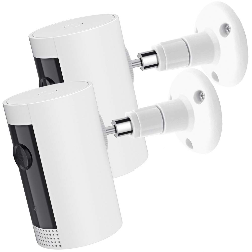 2-Pack Ring Camera Wall Mount Bracket - 360° Adjustable for Ring Stick Up Cam Battery/Plug-in, Camera Pro Battery & Indoor Cam (1st Gen) | Secure Outdoor/Indoor Installation for Home Security & Surveillance