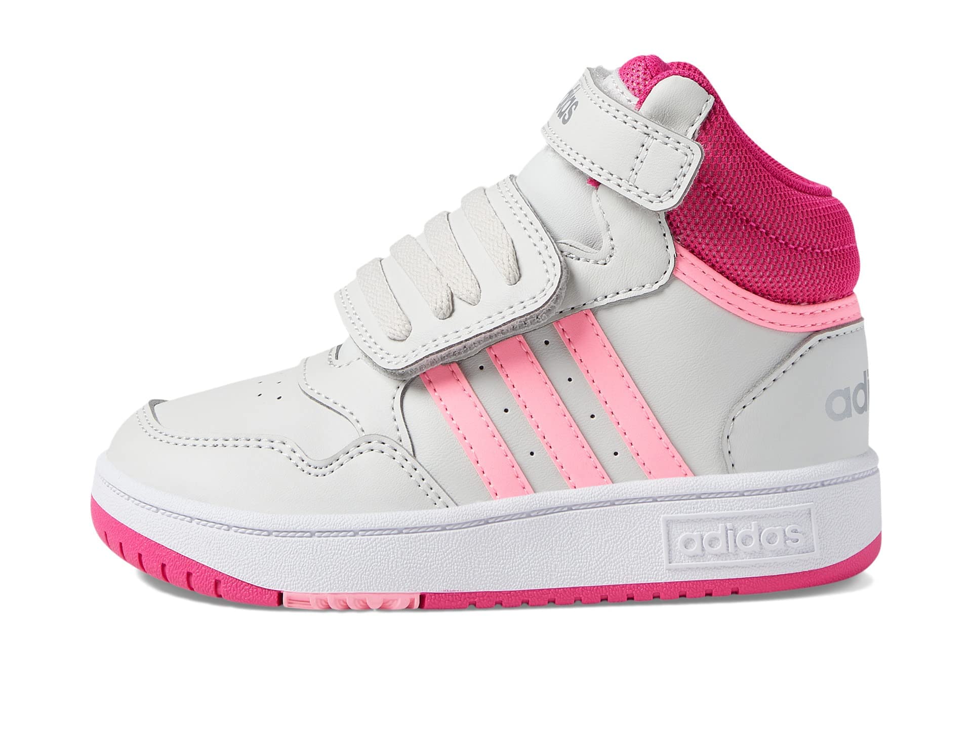 Adidas Baby Girl's Hoops Mid Basketball Shoes for Toddlers - Comfortable & Stylish Sneakers for Playtime, School & Everyday Wear