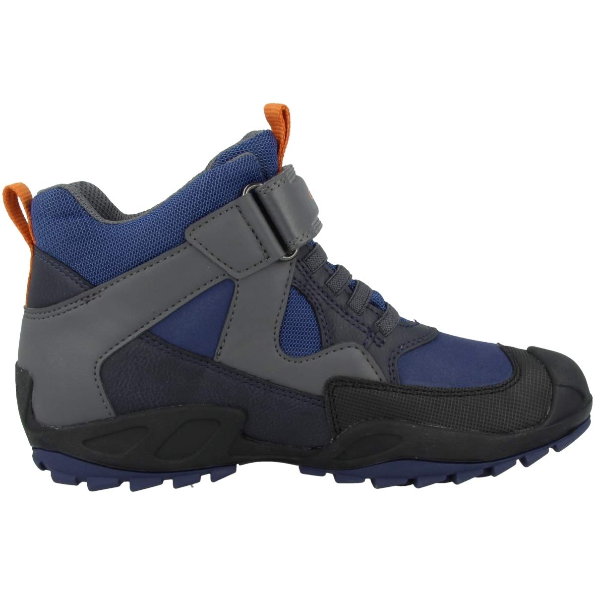 Geox Boys Hi-Top Trainer Shoes - Breathable Sneakers for Kids, Durable & Comfortable for School, Sports & Everyday Wear
