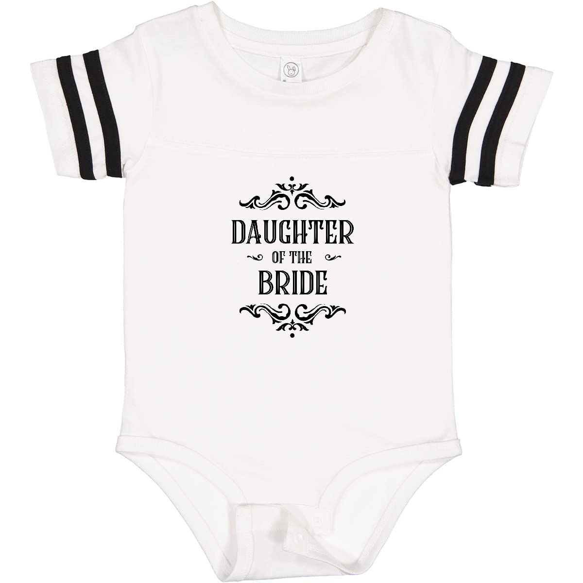 Inktastic Daughter of The Bride Baby Bodysuit - Cute Cotton Onesie for Wedding Party, Bridal Shower & Family Events - Perfect Outfit for Baby Girls