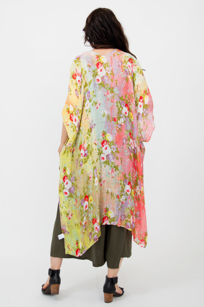 Darcy Floral Print Dress - Spring Bloom One Size Women's Fashion for Casual Outings & Garden Parties