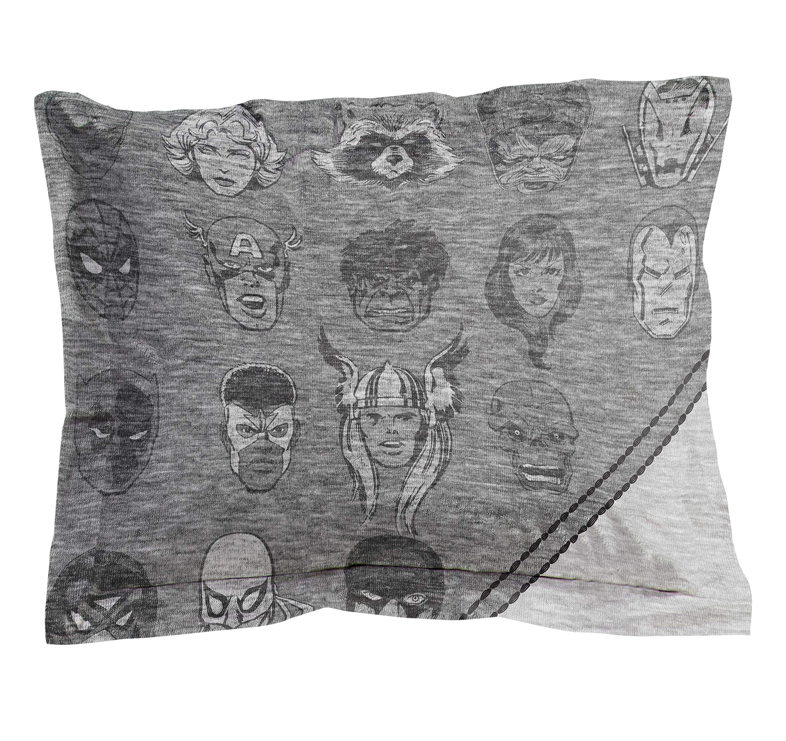 Jay Franco Marvel Comics 80th Anniversary Twin Comforter & Sham Set | Super Soft Reversible Kids Bedding | Fade Resistant Microfiber | Official Marvel Licensed Product | Perfect for Kids' Rooms, Sleepovers & Marvel Themed Decor