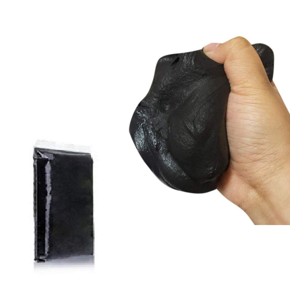 COMIART Air Dry Ultra-Light Polymer Clay - 100g Black Modeling Clay (5x20g Bags) for DIY Crafts, Sculpting & Jewelry Making