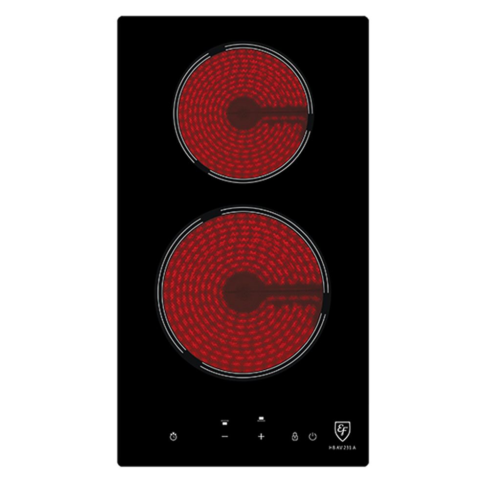 EF HB AV 231 A 30cm Built-in Vitro Ceramic Hob - HBAV231A - Perfect for Modern Kitchens & Small Spaces