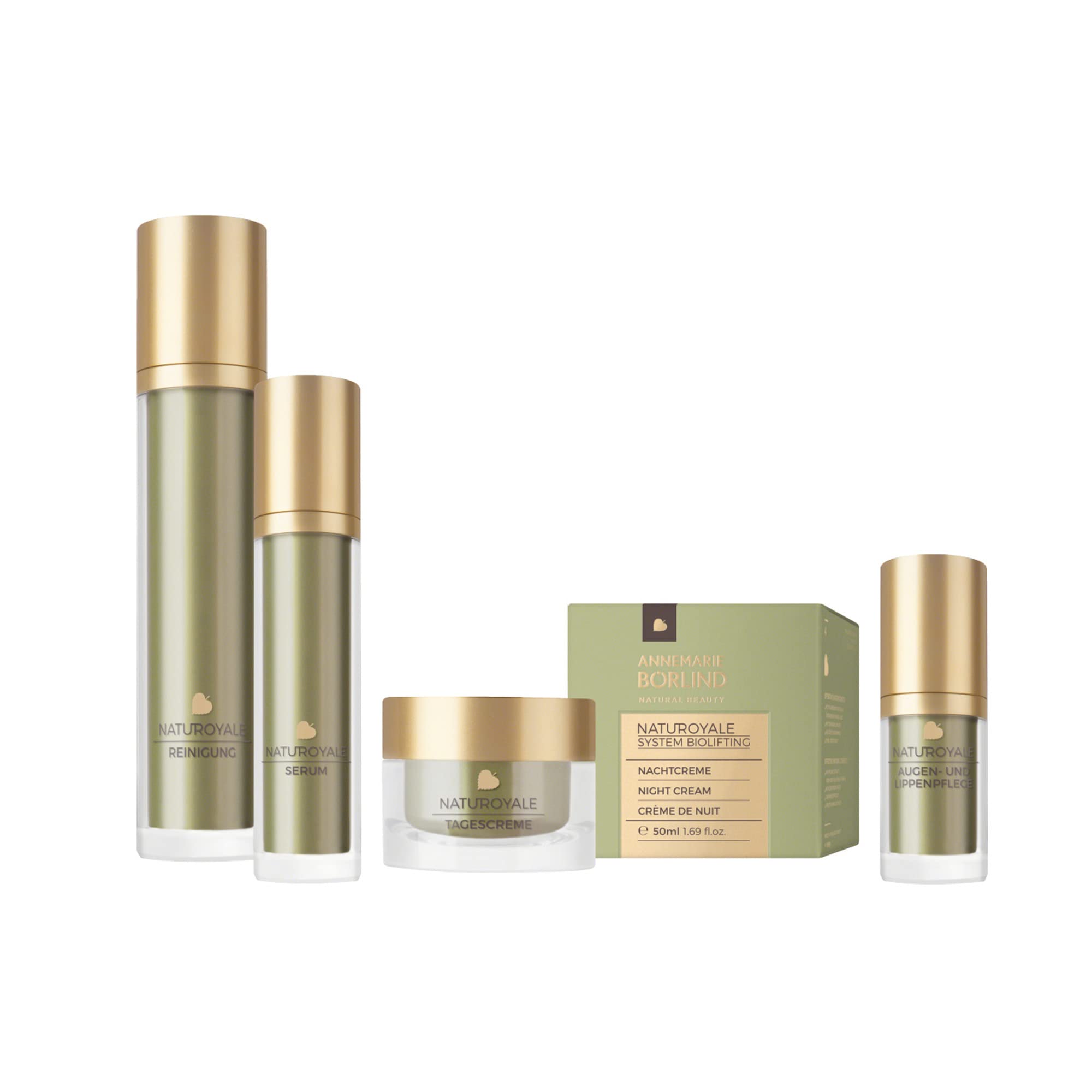 ANNEMARIE BÖRLIND NATUROYALE Eye & Lip Cream - Anti-Aging Treatment with Natural Antioxidants, Vitamin C & E, Jojoba Oil - Reduces Wrinkles, Brightens Dark Circles - 0.5 oz - Perfect for Morning & Night Skincare Routine