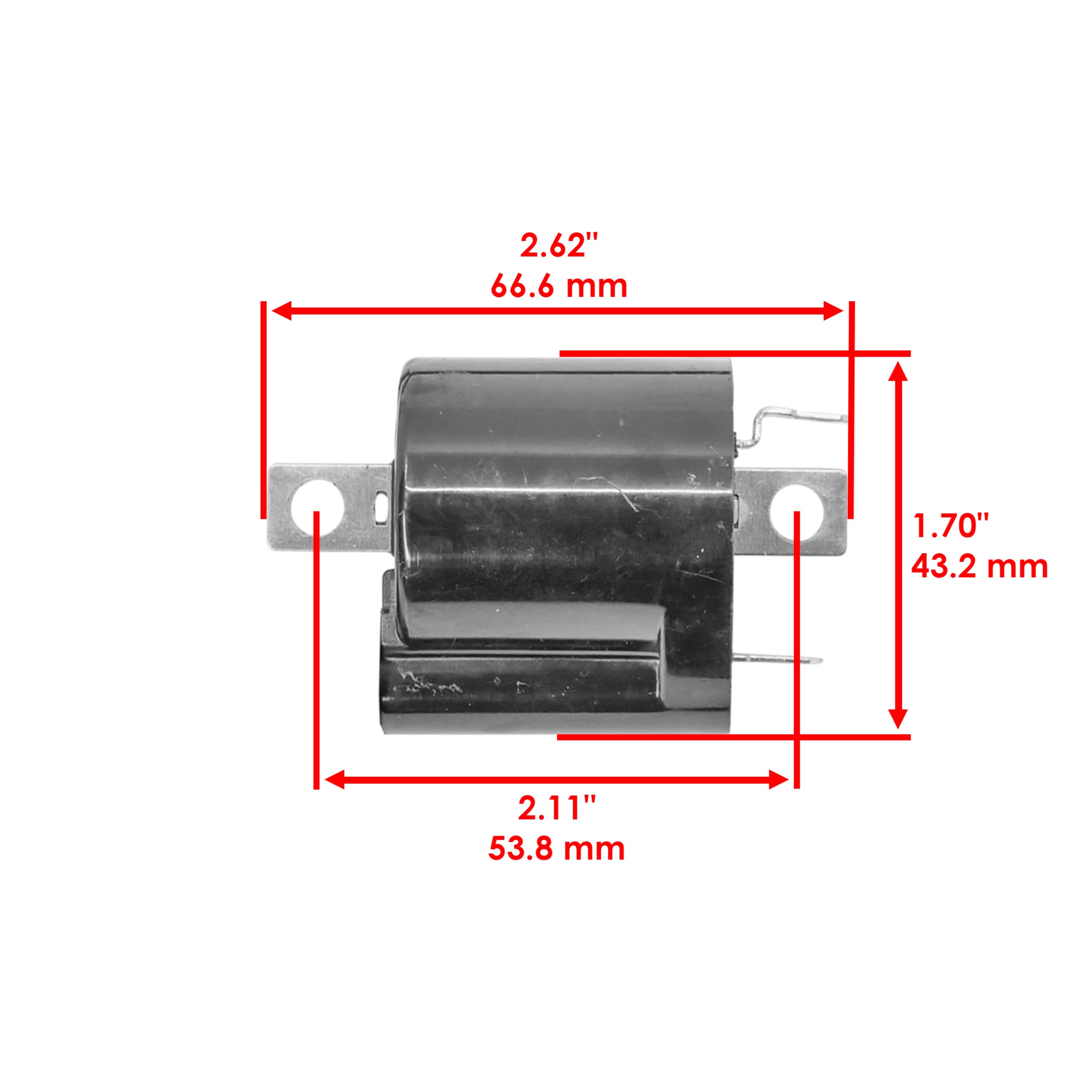 Caltric Ignition Coil Compatible with Suzuki Boulevard 800 C50 Vl800T Vl-800T 2011-2014 - High Performance Motorcycle Replacement Part for Smooth Engine Operation