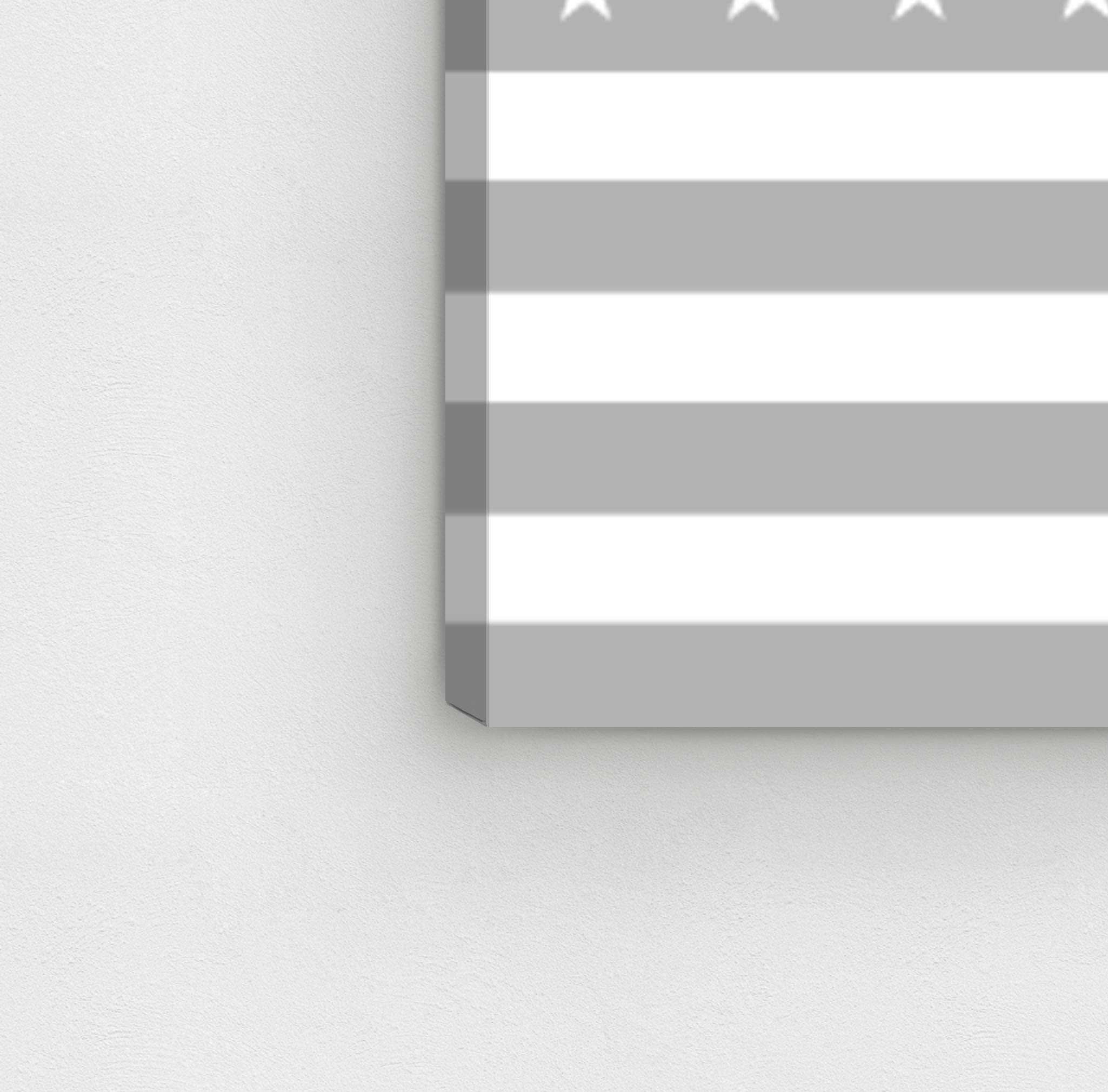 Oliver Gal Artist Co. American Flag Wall Art Canvas Print by Tiago Magro - Patriotic Home Decor for Living Room, Office & Bedroom