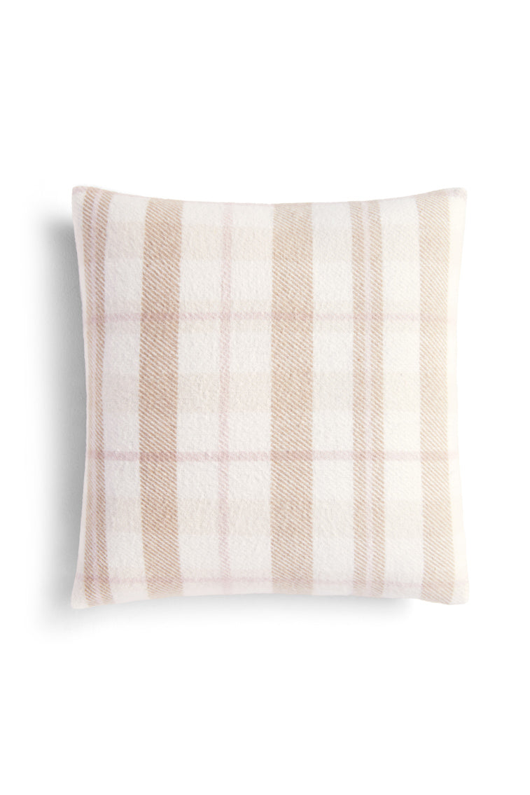 Melodina Plaid Pillow - Soft Decorative Throw Pillow for Couch, Bed & Sofa - Cozy Home Decor Accent for Living Room, Bedroom & Dorm