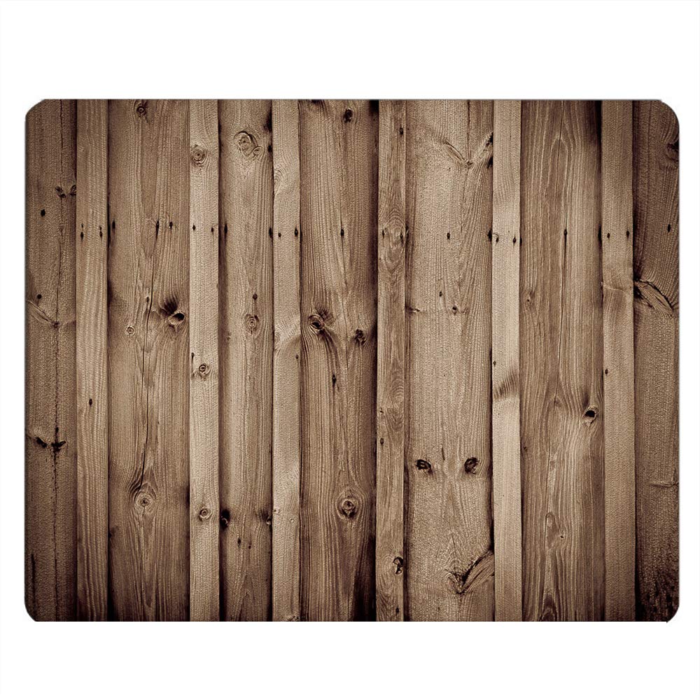 Vintage Rustic Wood Gaming Mouse Pad - 9.5