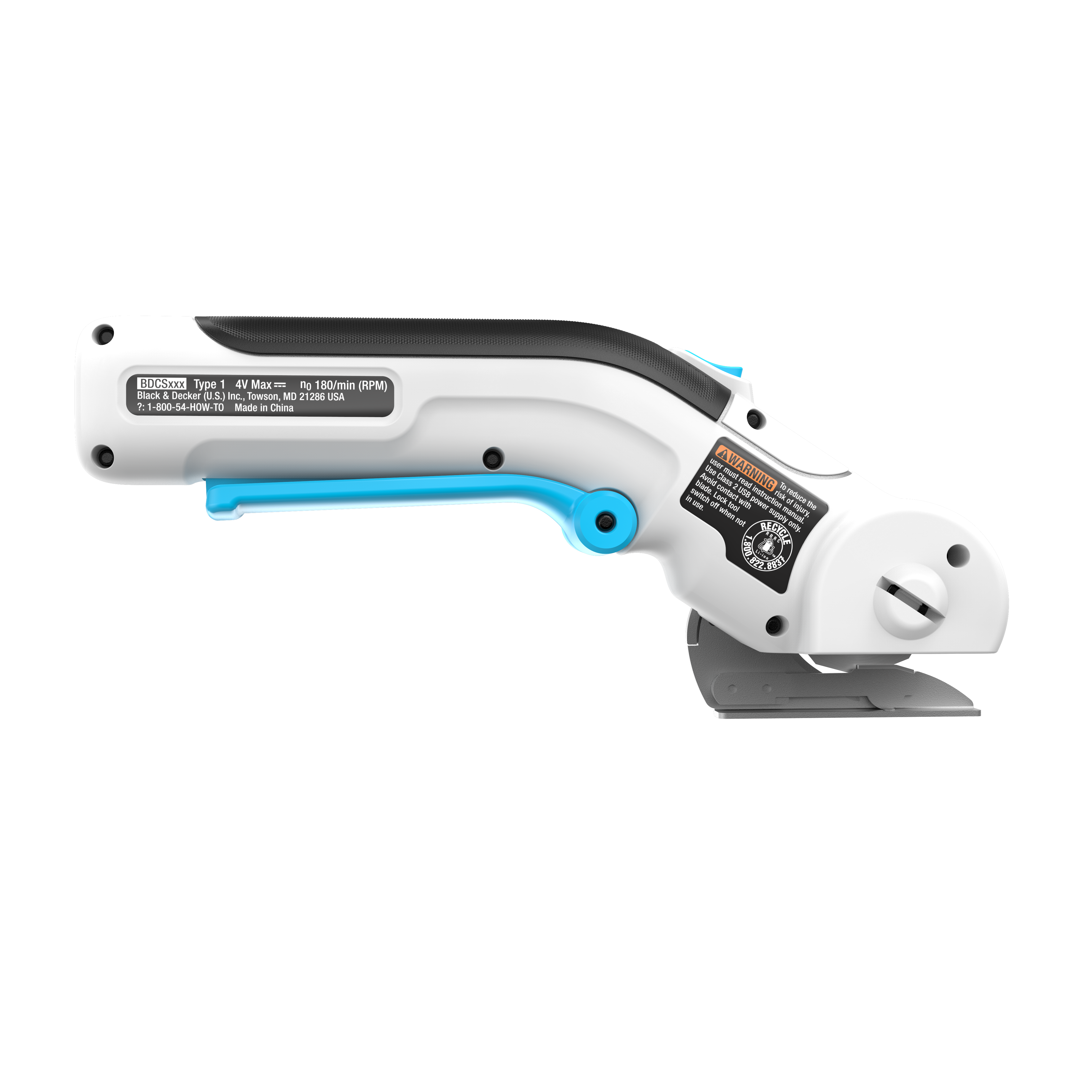 4V MAX* USB Rechargeable Cordless Rotary Cutter - Perfect for Fabric Cutting, DIY Crafts & Home Sewing Projects