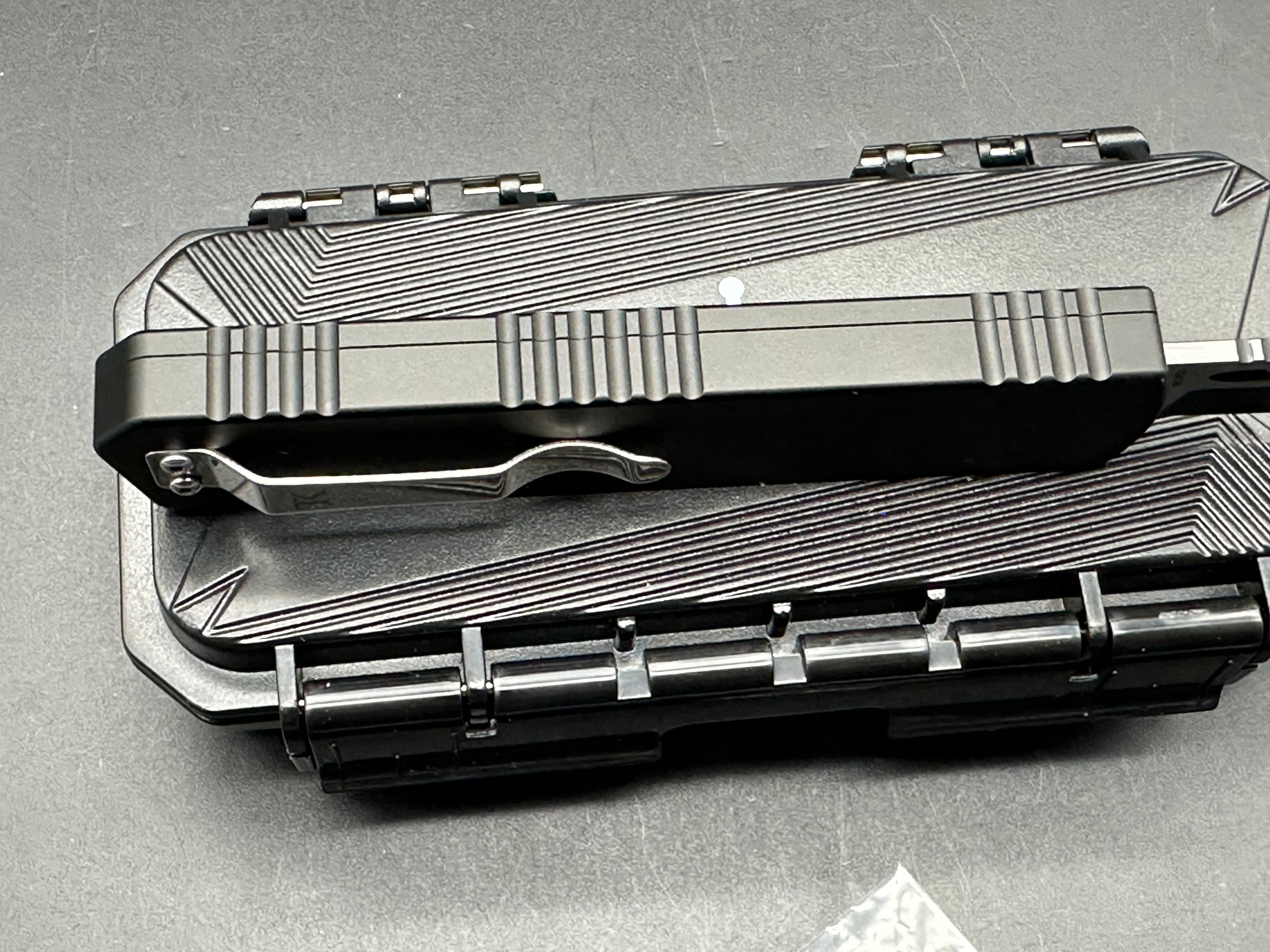 Takcom Nighthawk 154CM DLC Folding Pocket Knife - Premium Stainless Steel Blade with DLC Coating for Outdoor, Camping, Hunting & EDC Use