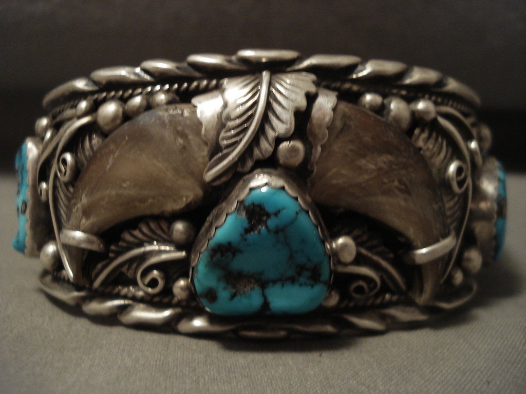 100 Grams Heavy Vintage Navajo Turquoise Native American Sterling Silver Bracelet - Handmade Southwest Jewelry for Women, Boho Chic Accessory, Gift for Her, Perfect for Festivals & Special Occasions