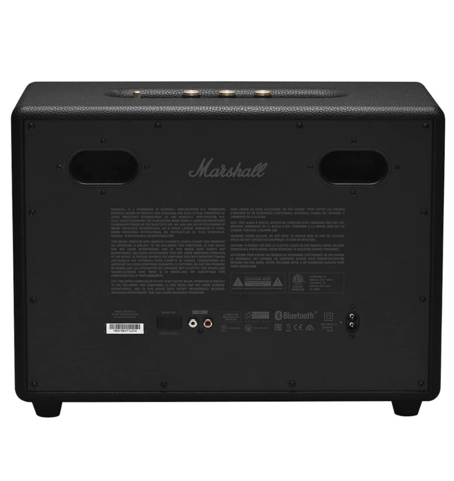 Marshall Woburn II Wireless Bluetooth Speaker - High Power Home Audio System with Deep Bass, Black | Perfect for Parties, Home Theater & Outdoor Gatherings
