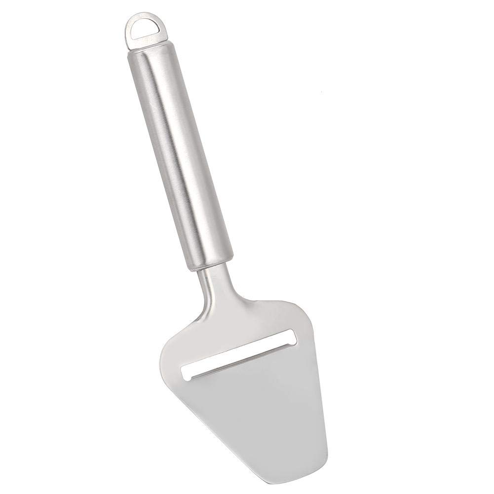 Premium Stainless Steel Cheese Cutter with Long Handle - Cheese Slicer & Planing Tool for Hard Cheeses - Perfect for Kitchen, Charcuterie Boards & Gourmet Cheese Platters
