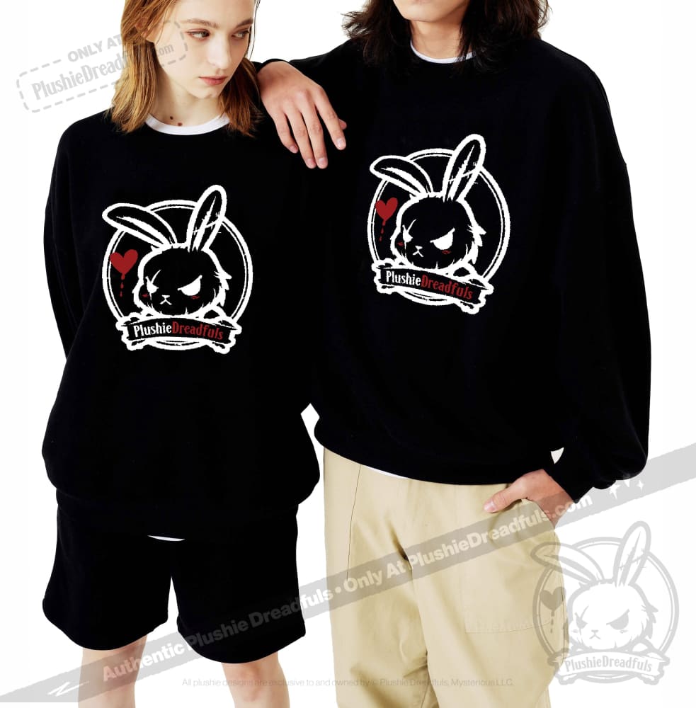 Plushie Dreadfuls Logo Sweatshirt - Soft Cotton Hoodie for Anime & Kawaii Fashion Fans - Perfect for Cosplay, Conventions & Casual Wear