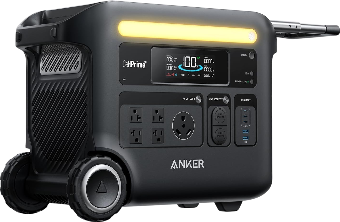 Anker SOLIX F2600 Portable Power Station 2560Wh 2400W Solar Generator - Backup Power for Home, Camping, RV & Emergency Use