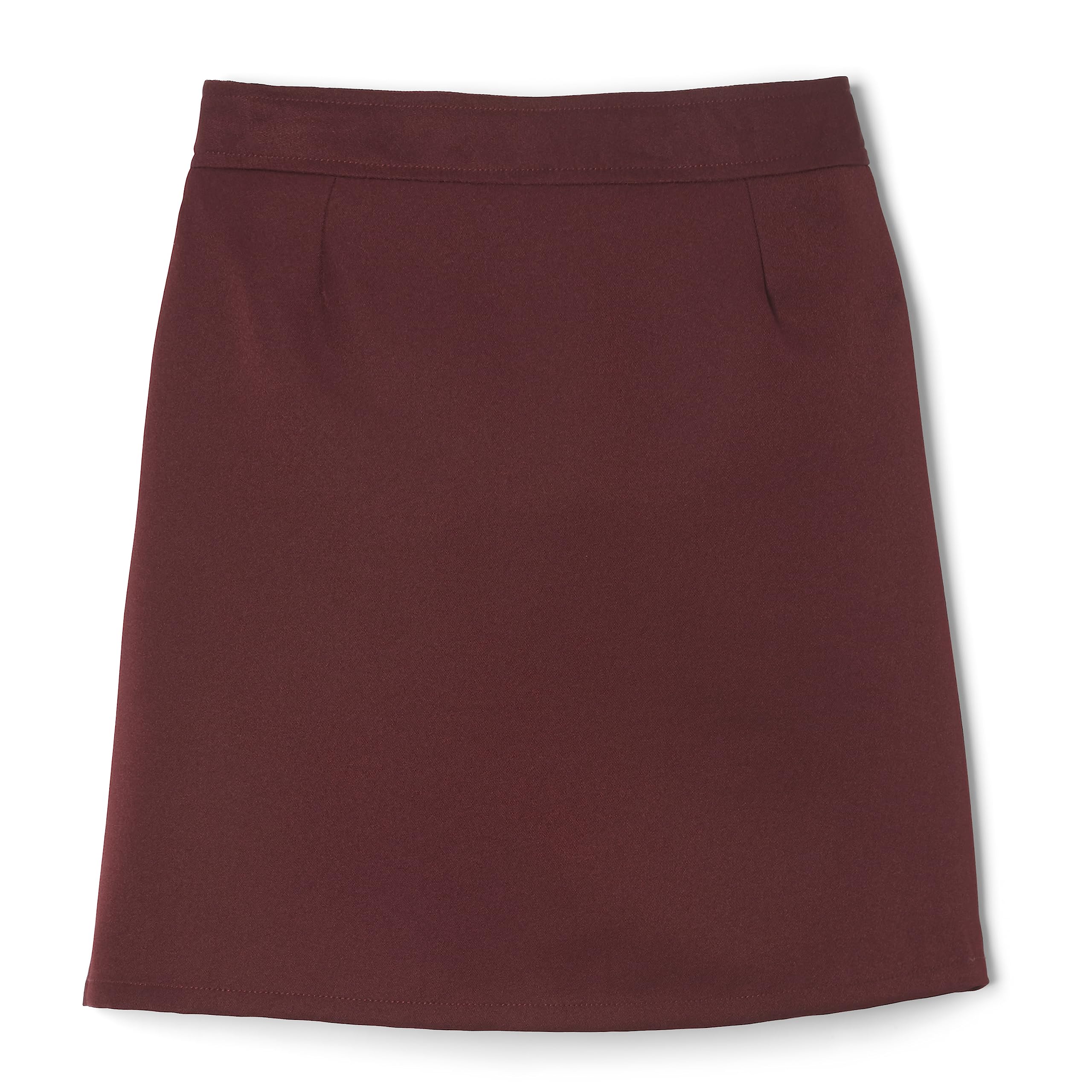 French Toast Girls' Adjustable Waist Pleated-Front Two-Tab Scooter Skirt - Perfect for School Uniforms, Playdates & Special Occasions