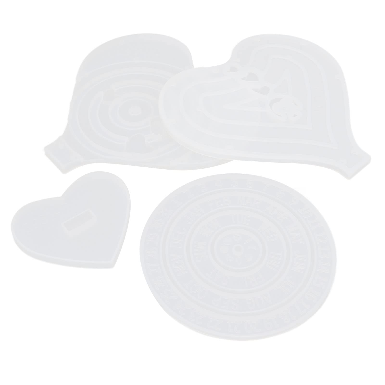 Zerodis Silicone Molds - Tear Resistant & Reusable Epoxy Resin Molds for DIY Crafts, Jewelry Making, Soap Molds, Candle Making - Soft Flexible Silicone for Handmade Art Projects