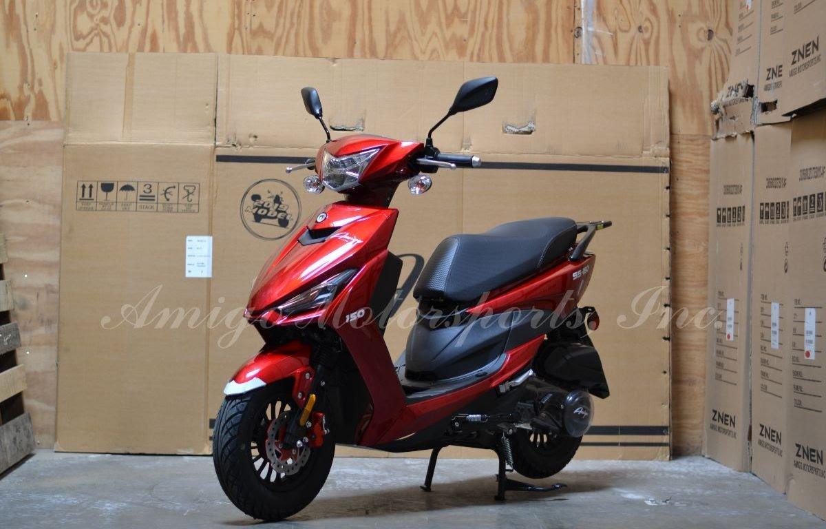 Amigo SS50 49cc Gas-Powered Scooter - Fully Assembled, Street Legal Moped for Adults - Perfect for Commuting, Campus Travel & Urban Exploration