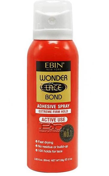 EBIN WONDER LACE BOND EXTREME FIRM HOLD LACE WIG ADHESIVE 2.1oz - Long Lasting Hair Glue for Synthetic & Human Hair Wigs - Perfect for Daily Wear, Cosplay & Special Occasions