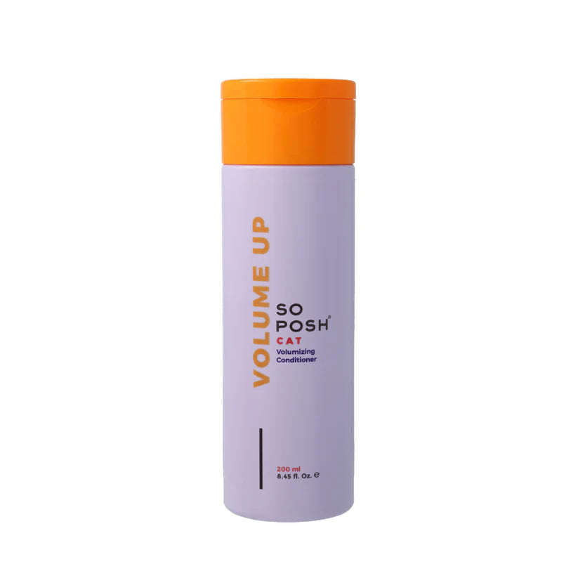 So Posh Volume Up Cat Conditioner - Moisturizing & Detangling for Long-Haired Cats - Perfect for Grooming & Show Preparation