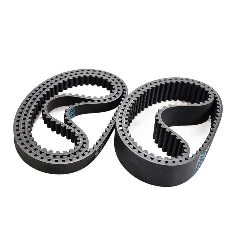 Premium 5pcs HTD 8M Synchronous Belts - 656/664/672/680mm Length, 15/20/25/30/40/50mm Width - HTD8M Timing Belt for Industrial Machinery, 3D Printers, CNC Machines, and Power Transmission Systems (680-8M x 50mm)