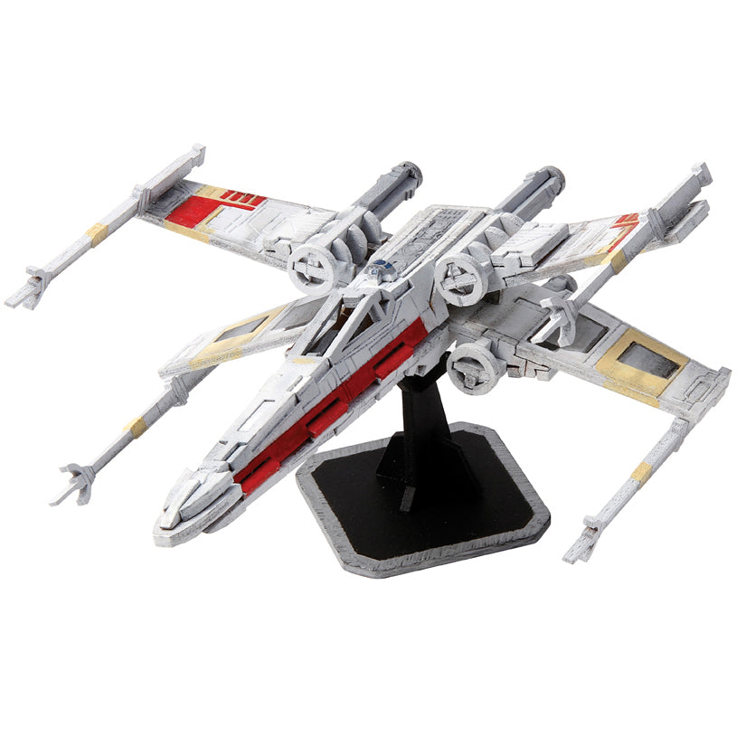 IncrediBuilds Star Wars X Wing Deluxe Book and Model Kit - DIY 3D Wooden Puzzle for Kids & Adults, Perfect for Star Wars Fans, Collectors & STEM Learning Activities