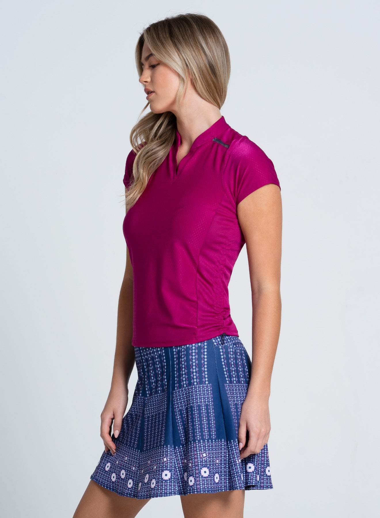 Shimmer On Short Sleeve Women's Tops - Trendy Casual Blouse for Summer Outfits & Beach Vacations | Perfect for Parties, Dates, and Everyday Wear