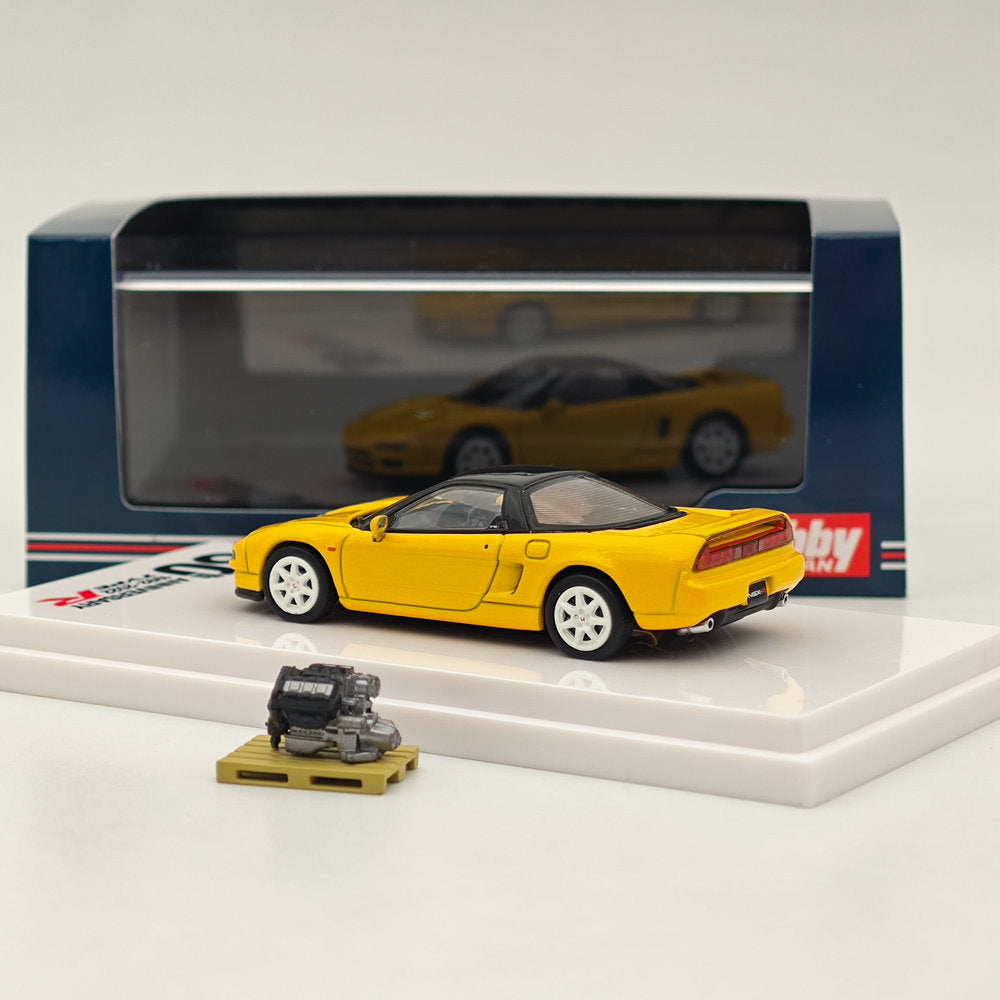 1/64 Scale Honda NSX NA1 Type R 1994 Diecast Model Car with Engine Display - 30th Anniversary Limited Edition Collectible for Car Enthusiasts | Perfect for Display Cases, Model Car Collections, and Gift Giving