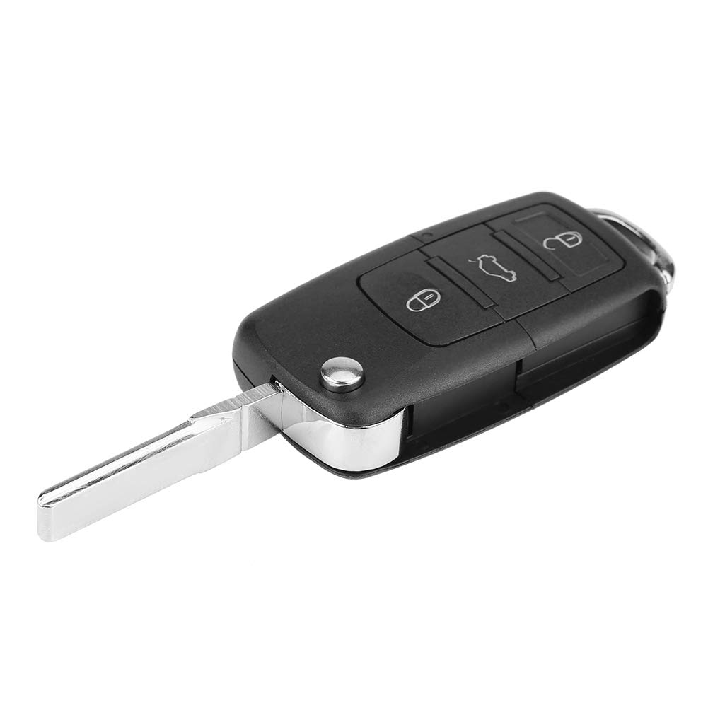 Skoda Seat Car Remote Key 1J0959753AH - 3 Button 434MHz ID48 Chip Transmitter for Keyless Entry & Lock/Unlock | Replacement Key Fob for Skoda Fabia, Octavia, Superb & Seat Ibiza, Leon, Toledo Models