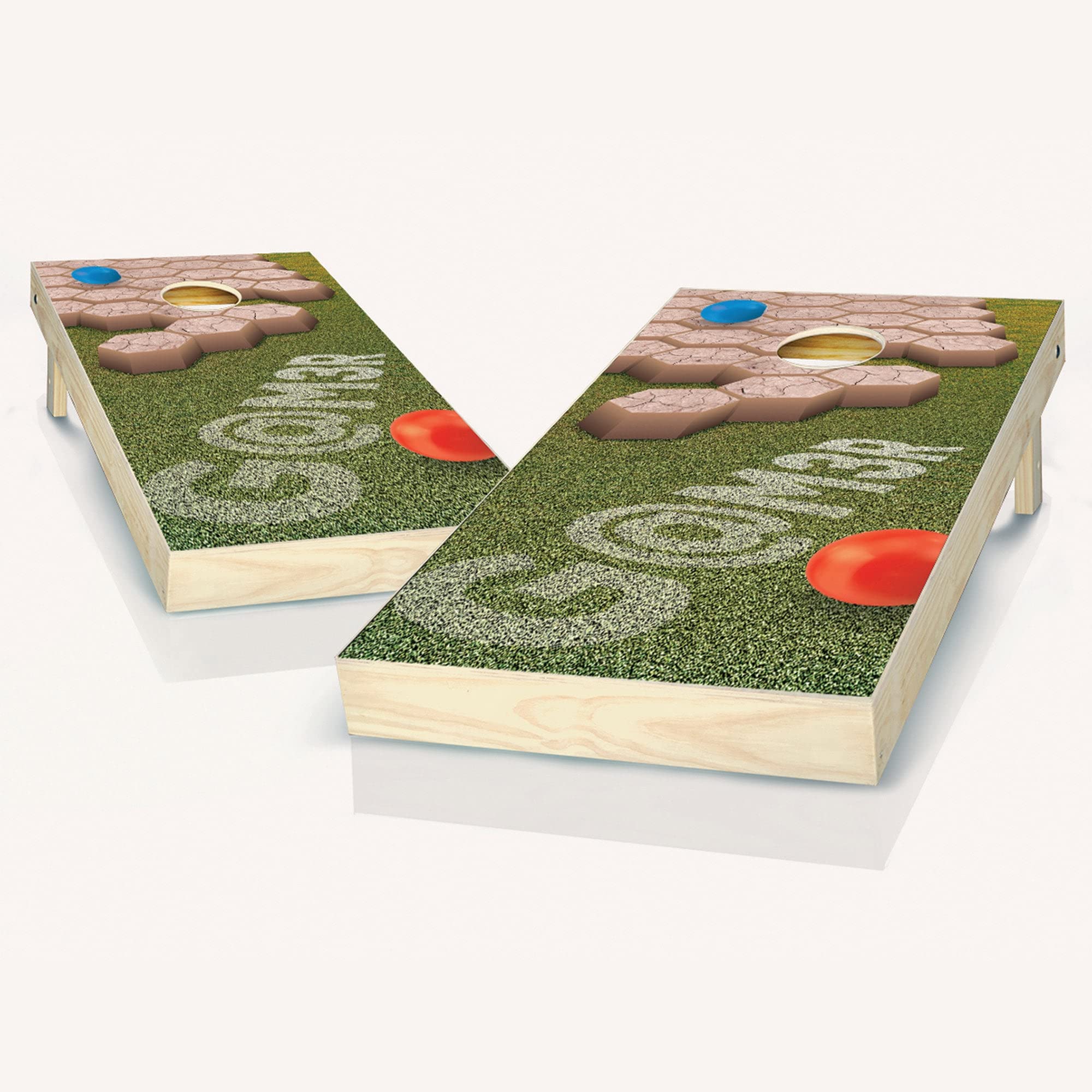 Premium Wooden Cornhole Game Set - 2 Boards & 8 Bags for Outdoor Lawn Games, Tailgating, Backyard Parties & BBQs - Perfect for Adults & Family Fun
