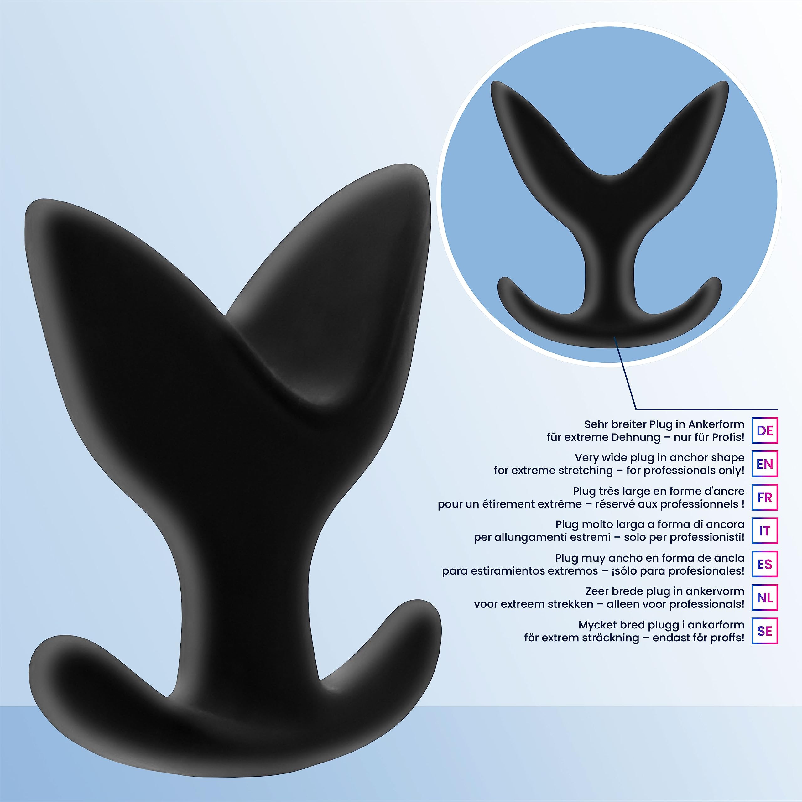 DUKESTON Large Anal Plug Dilator - XXL Anal Sex Toy for Men & Women - Stretching & Training Adult Sex Accessories - Perfect for Solo Play & Couples Exploration
