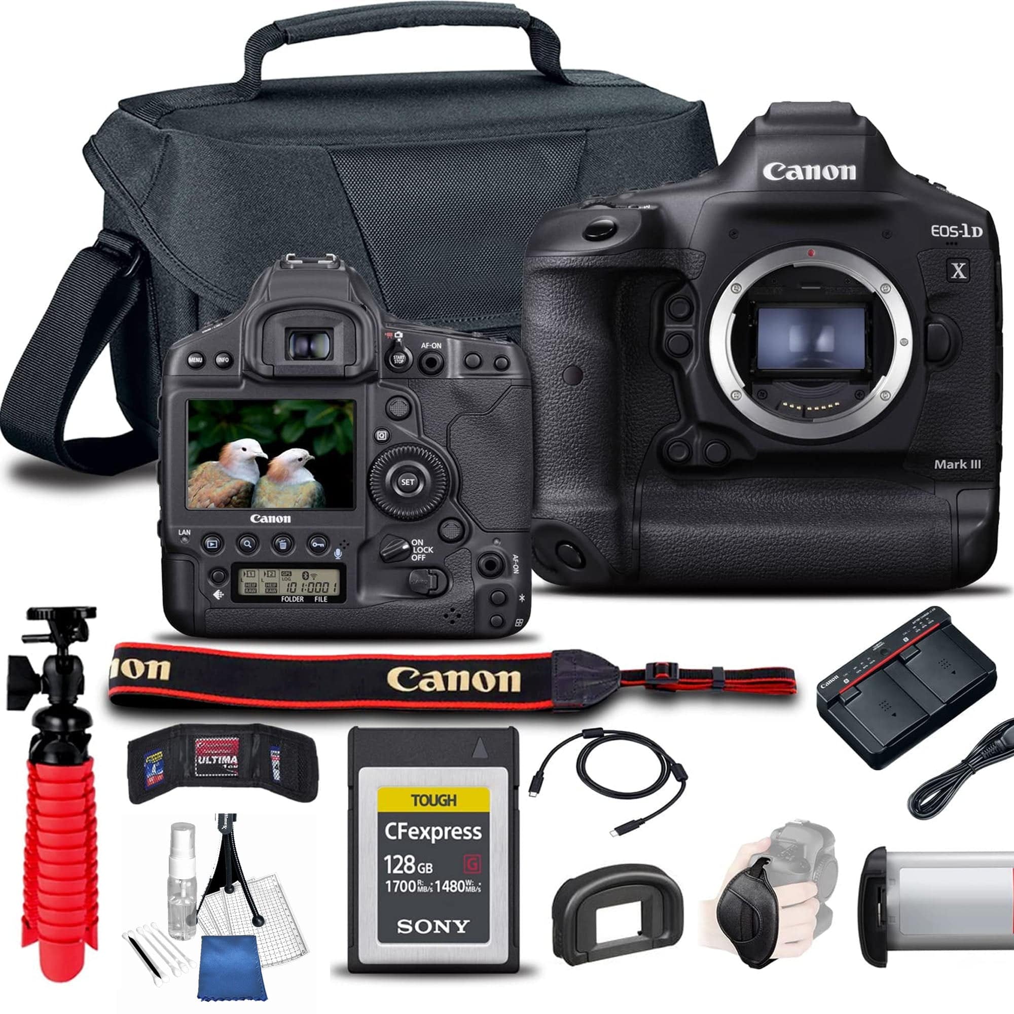 Canon EOS 1D X Mark III Professional DSLR Camera with CFexpress Card Slot - Perfect for Sports, Wildlife & Wedding Photography