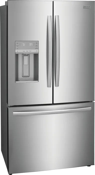 Frigidaire Gallery GRFC2353AF 22.6 Cu. Ft. Counter Depth French Door Refrigerator - Stainless Steel Smart Fridge with Spacious Interior for Modern Kitchen & Open Floor Plan Homes
