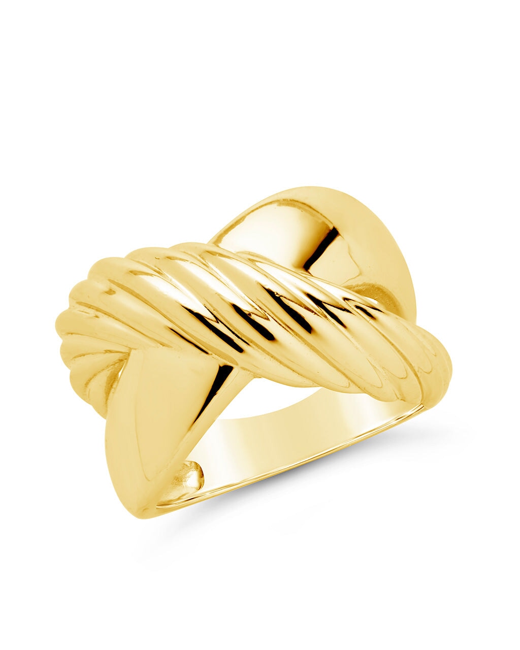 Myra Textured Cross Ring for Women - Sterling Silver Boho Chic Jewelry - Perfect for Everyday Wear, Gifts & Special Occasions