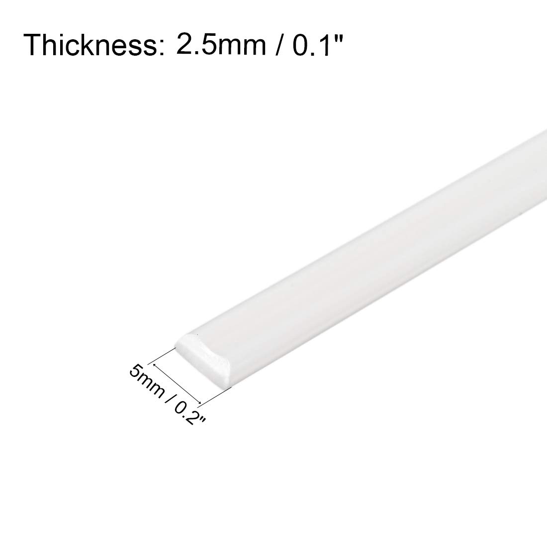 uxcell 3/16-inch Plastic Welding Rods PE Welder Rods for Hot Air Gun - 3.3ft White - Perfect for Plastic Repair, DIY Projects & Automotive Applications