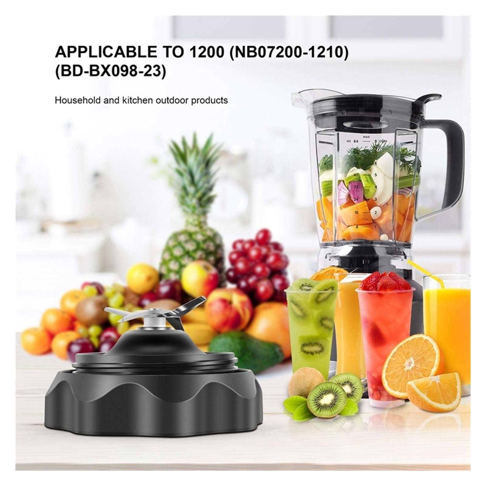 Nutribullet 1200W Blender Replacement Extractor Blade - Easy Twist Design, Compatible with ZNBF30500Z Model - Perfect for Smoothies, Protein Shakes & Food Prep