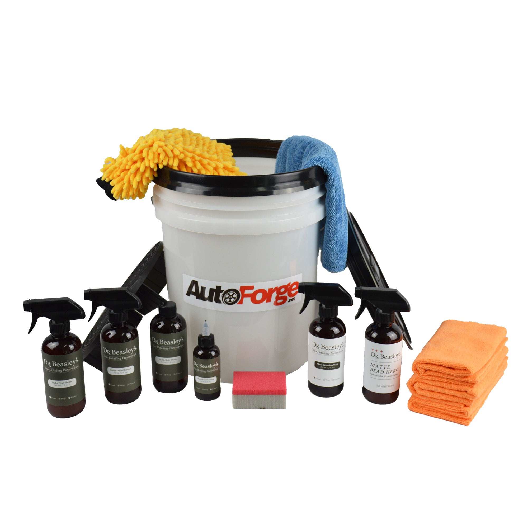 Dr. Beasley's Matte Paint Prescription Complete Car Detailing Kit - Premium Matte Finish Protection & Cleaning for Luxury & Sports Cars - Perfect for Show Cars, Daily Drivers & Auto Enthusiasts
