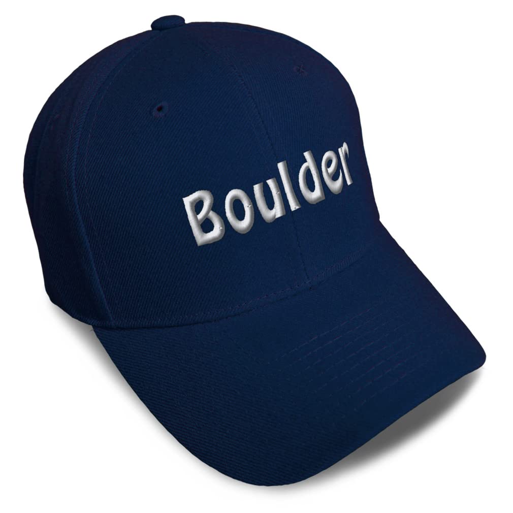 Boulder Love Acrylic Baseball Cap - Adjustable Dad Hat for Men & Women | Casual Outdoor Sun Protection for Hiking, Running, Travel