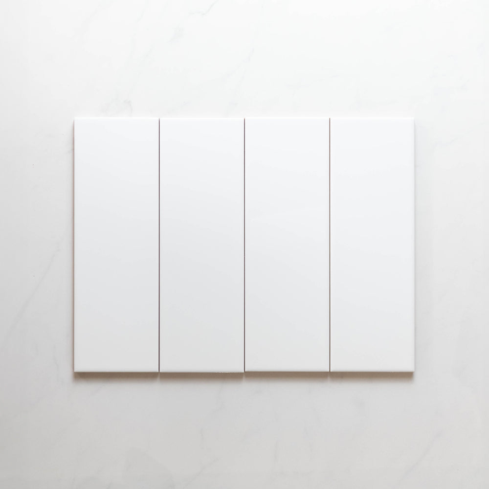 Premium Glossy White 3x10 Inch Ceramic Subway Tile - 100% Unrectified for Authentic Vintage Look - Perfect for Kitchen Backsplash, Bathroom Walls & Shower Surrounds