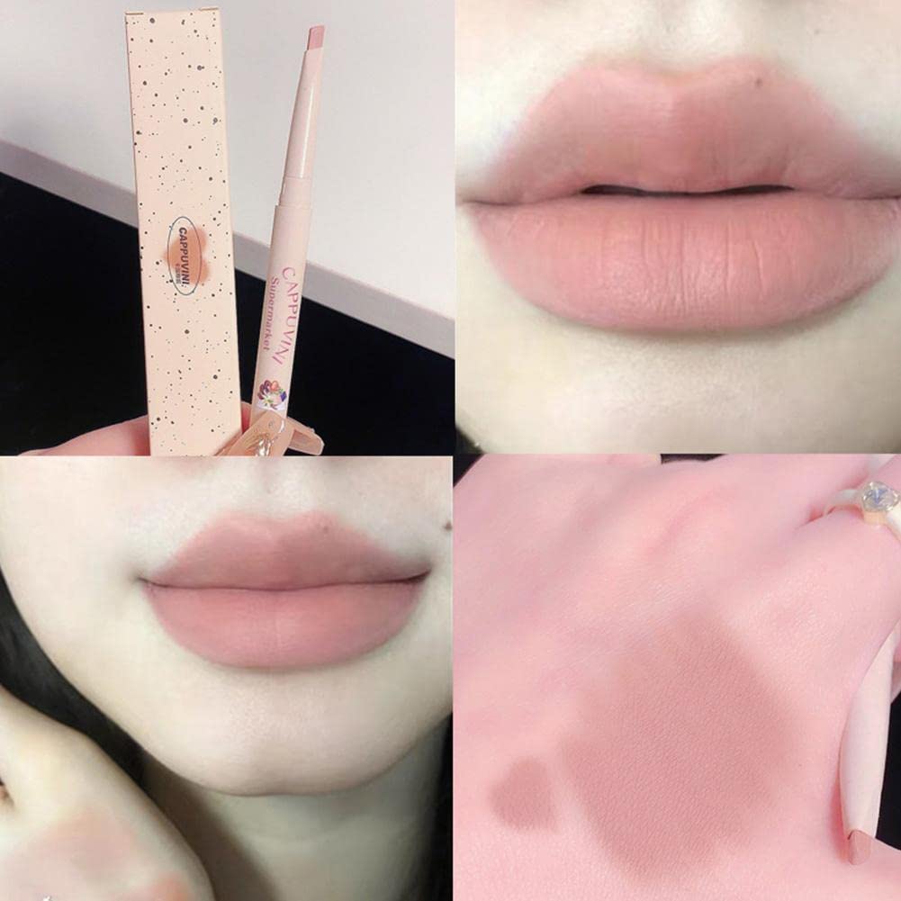 Matte Velvet Lip Liner - Waterproof Lip Pencil for Longwear Makeup | Perfect for Nude Looks & Lip Shaping