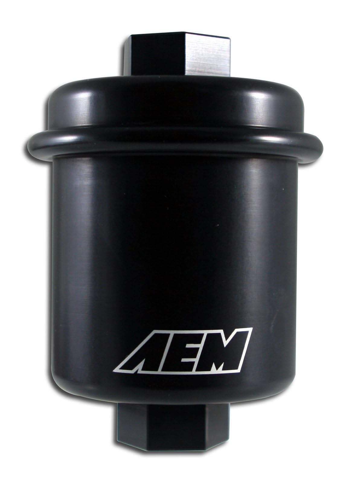 AEM 25-200BK High Performance Fuel Filter - Black | Compatible with Most Vehicles | Ideal for Racing, Off-Road & High-Performance Engines