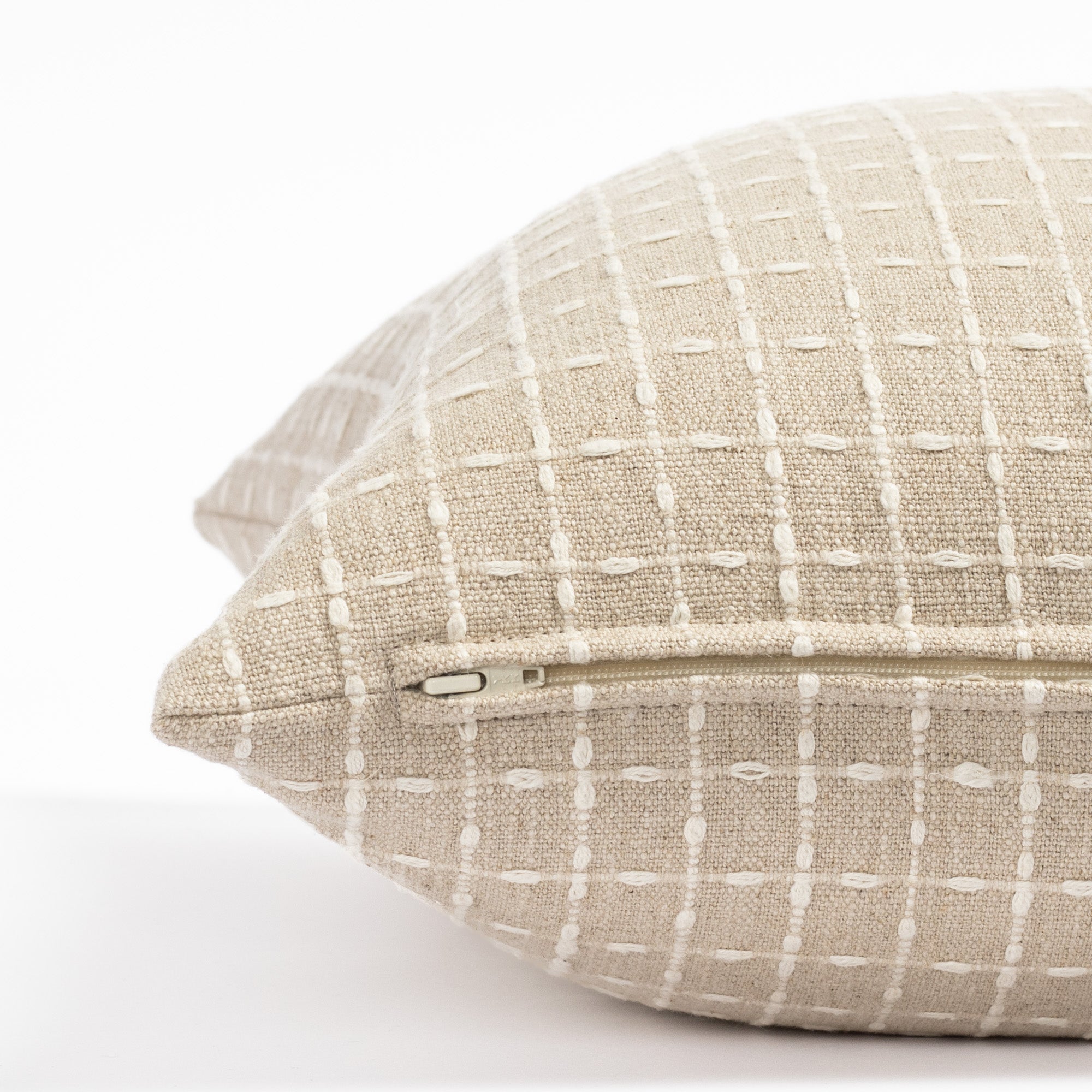 Premium 20x20 Inch Natural Cotton Throw Pillow - Soft & Breathable for Sofa, Bed, or Outdoor Decor - Chase Collection