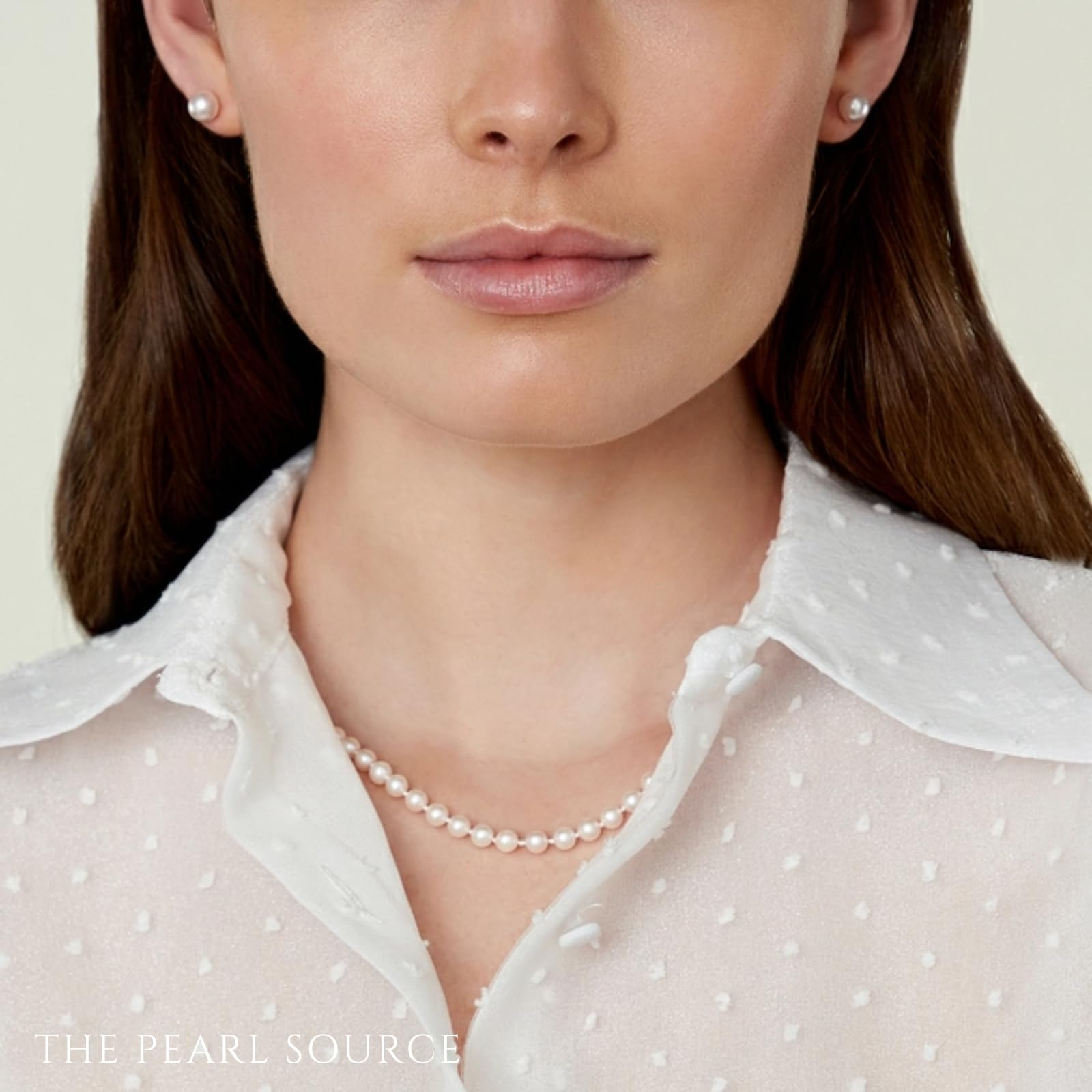 14K Gold AAA Freshwater Pearl Necklace for Women - Elegant Graduated 4-9mm Pearls for Weddings & Parties