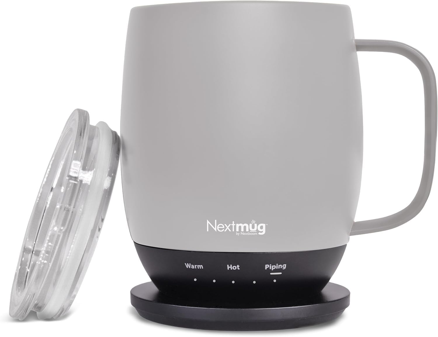 Nextmug - Smart Temperature-Controlled Self-Heating Coffee Mug with App Control - 14oz Insulated Travel Mug (Violet) - Perfect for Office, Commuting & Outdoor Adventures