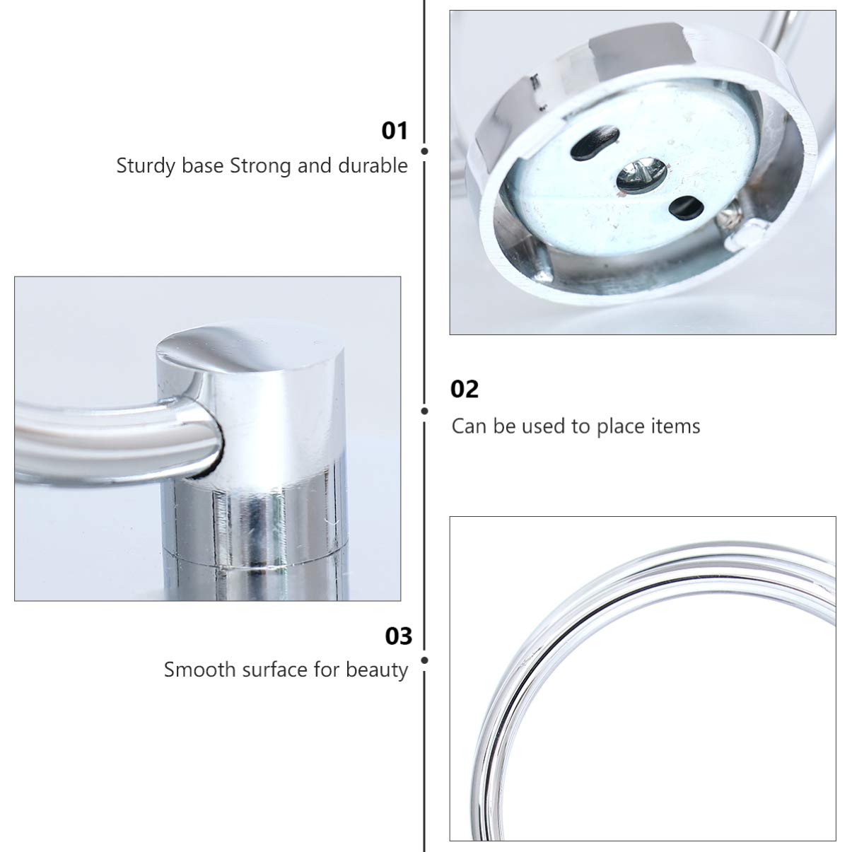 Cabilock 1Pc 304 Stainless Steel Hair Dryer Holder Stand - Wall Mounted Spiral Blow Dryer Storage Rack for Bathroom Organization - Perfect for Hair Dryer, Body Wash & Household Storage