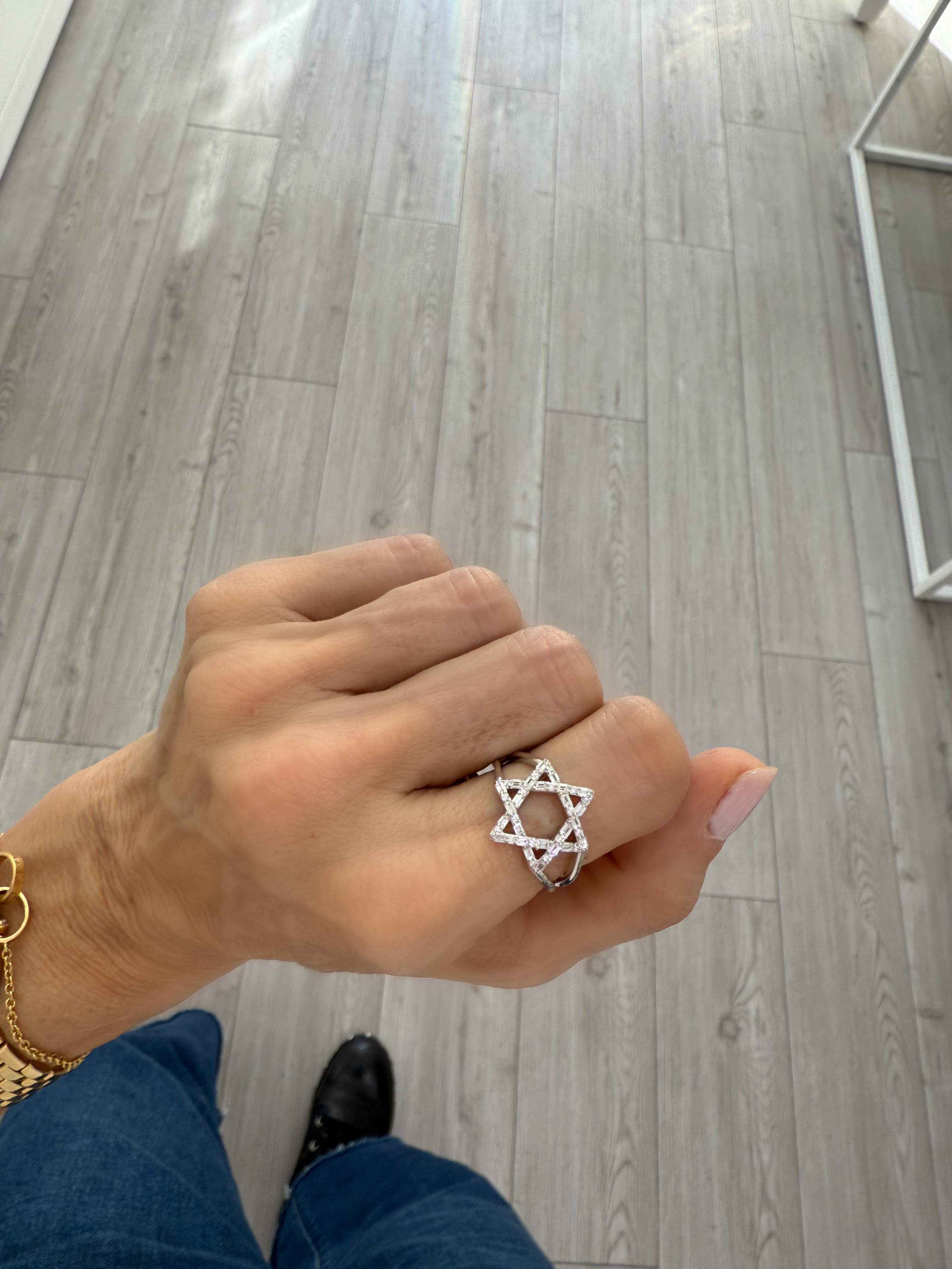 14K Gold Star of David Ring for Men & Women - Elegant Jewish Jewelry Gift for Hanukkah, Bar Mitzvah & Religious Occasions | Perfect for Daily Wear & Special Celebrations