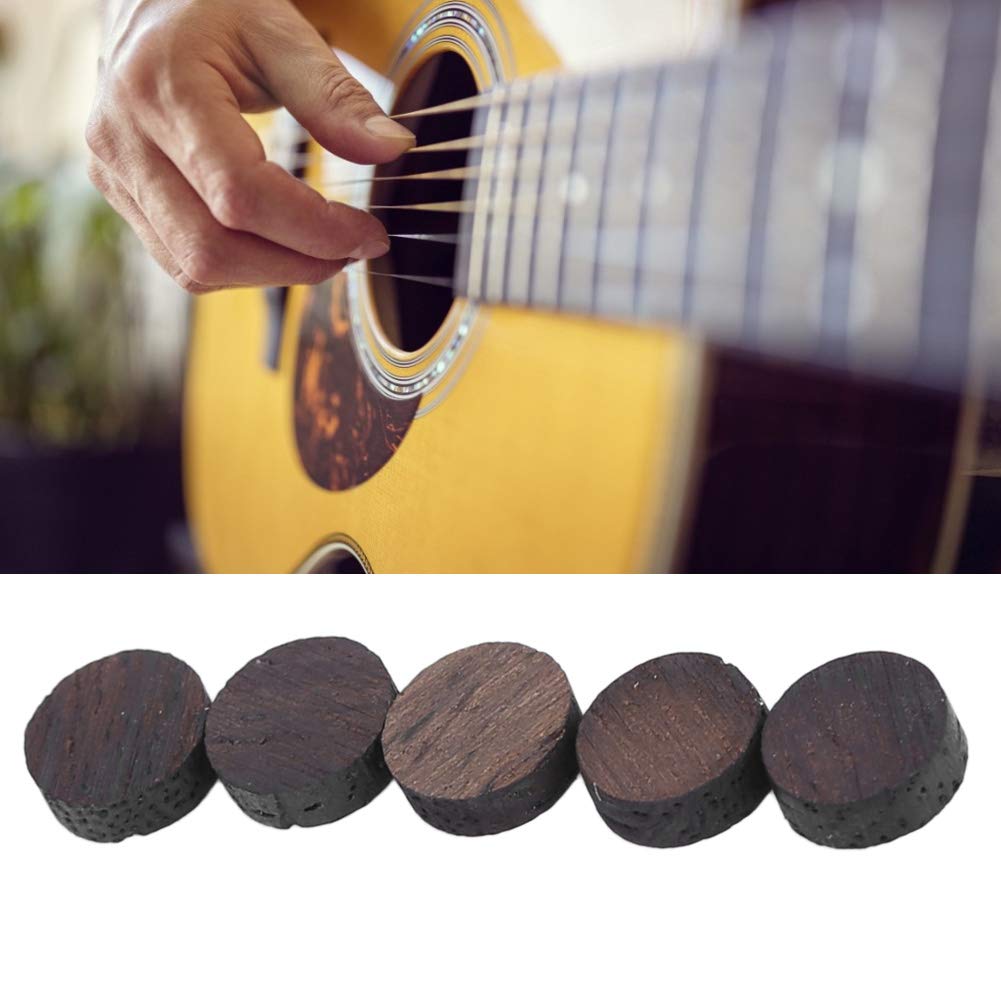 100pcs Premium Rosewood Guitar Fretboard Inlay Dots - Perfect for Folk Guitar Accessories & DIY Luthier Projects - Enhance Playability & Aesthetics for Acoustic and Electric Guitars